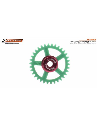 Corona 34d. Sidewinder M50 para eje 2.38mm O18.5mm con tornillo M2.5