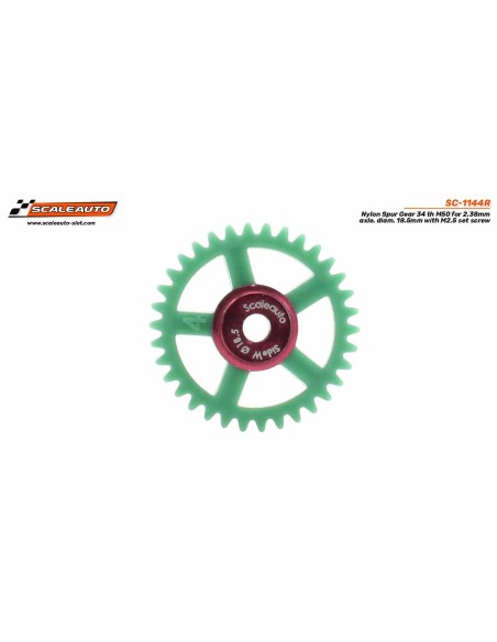 Corona 34d. Sidewinder M50 para eje 2.38mm O18.5mm con tornillo M2.5