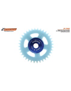 Corona 36d. M50 nylon para eje 2.38mm O17.5mm
