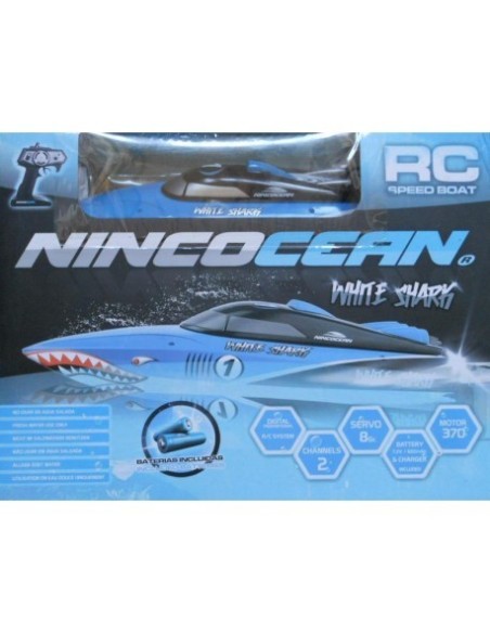 Lancha White Shark Ninco