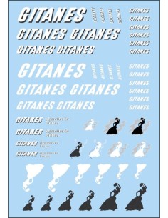 GITANES calcas al agua. 70x100mm
