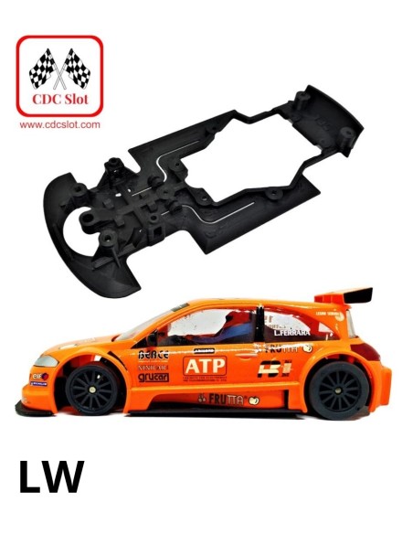 RENAULT MEGANE TROGPHY DE NINCO. CHASIS 3D