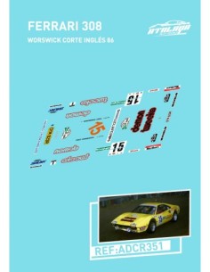 Ferrari 308 Worswick Corte Ingles 86