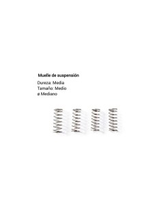 Muelle suspension dureza media- medio ø mediano