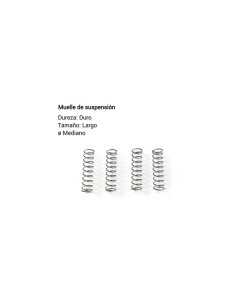 Muelle suspension duro- largo ø mediano