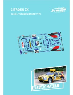 Citroen ZX Camel Vatanen Dakar 1991