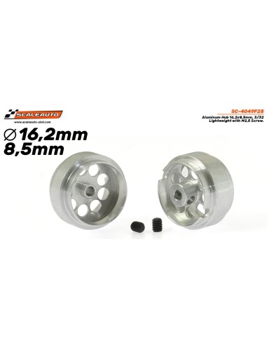 Llanta Aluminio 16.2x8.5mm. Monza-2 para Eje 2,38m