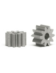 Piñón de ergal de 10 dientes 6.5mm (X2)