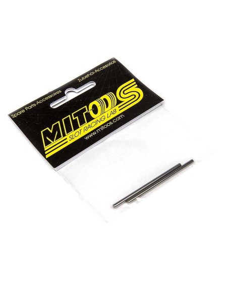2 ejes acero 52mm 3/32"