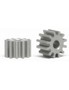 Piñón de ergal de 11 dientes 6.5mm (X2)