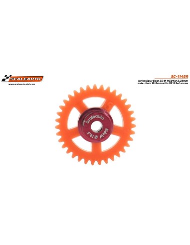 Corona 35d.Sidewinder M50 para eje 2.38mm O18.5mm tornillo M2.5