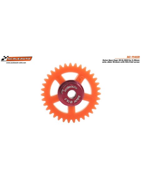 Corona 35d.Sidewinder M50 para eje 2.38mm O18.5mm tornillo M2.5