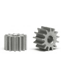Piñón de ergal de 12 dientes 6.5mm (X2)