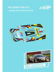 Calcas MCLAREN 720S Jenson Team Rocket n3 Sideways