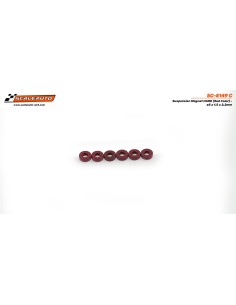 Imanes Neodimio ø5 x 1,5 x 2,2mm para Suspension Magnética - Hard (rojo)