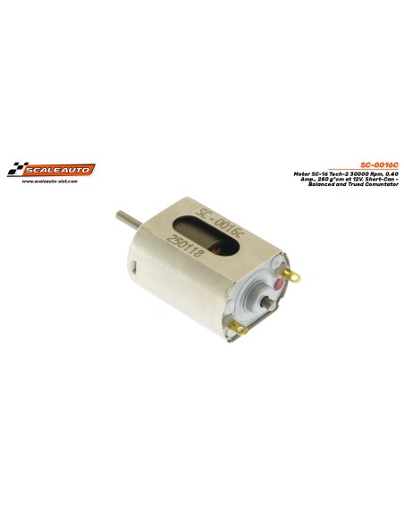 Motor SC-16 Tech-2 de 30000 Rpm, 0.40 Amp. 250 g