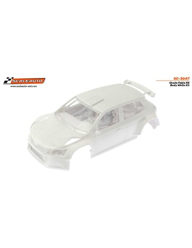 Carroceria Skoda Fabia R5 on Kit Blanca