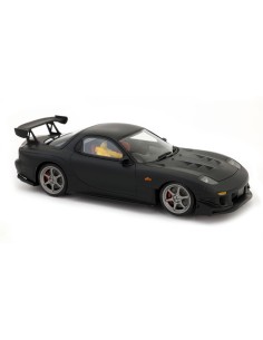 Mazda RX-7 Street Car Black - Resina