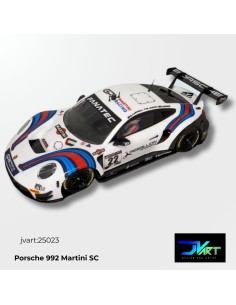 Calcas al agua para Posche 992 Martini 22 Scaleauto 1/32