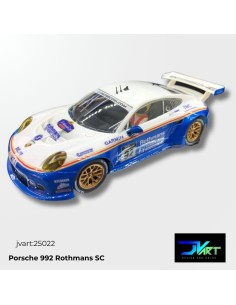 Calcas al agua para Posche 992 Rothmans Scaleauto  1/32
