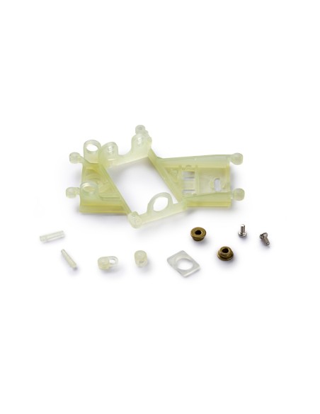 Soporte motor AW Offset 1,0mm EVO6 Duro Rodamientos