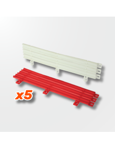 Guardarail Type 3 Rail Rojo-Blanco SC-10122 Scaleauto