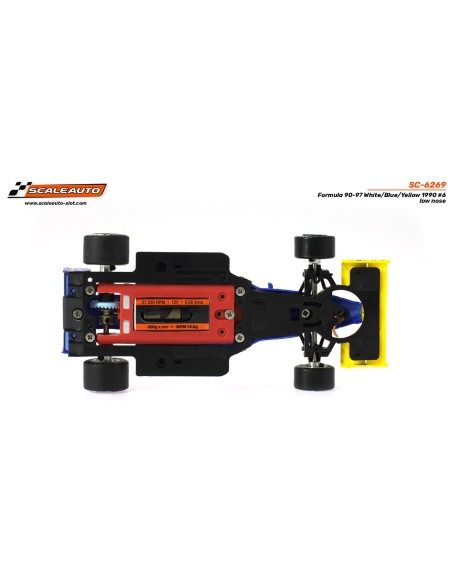 Formula 90-97 Blanco/Azul/Amarillo 1990 Nº6 | Scaleauto