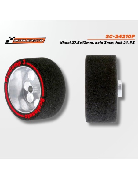 Rueda Procomp3 27.5x13mm Llanta ø21 Eje 3mm SC-2421P