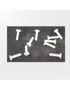 Tornillo Nylon M2 10mm Avellanado T800 | 10 uds
