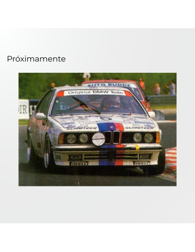 Coche de slot BMW 635 CSi Original BMW Teile Spa 1985 dorsal 5 AV51707.