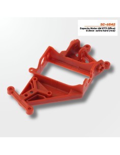 Soporte Motor AW RT3 Offset 0.0mm Hard (Red) SC-6542