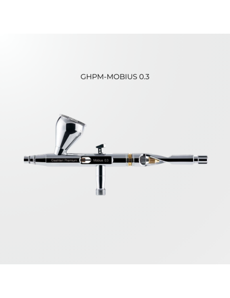 Aerógrafo profesional Gaahleri GHPM-Mobius 0.3mm para modelismo