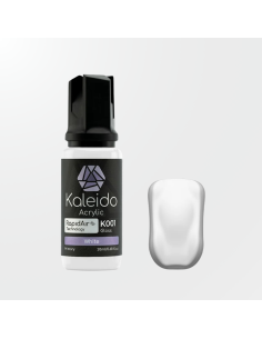 Pintura acrílica blanca brillante para aerógrafo serie Rapidair 20ml.