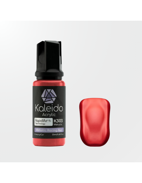 Bote de pintura Kaleido K303 Rojo Metalizado 20ml.