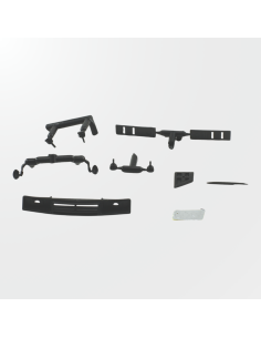 Conjunto de retrovisores y accesorios para Ford Mustang GT3 de Sideways.