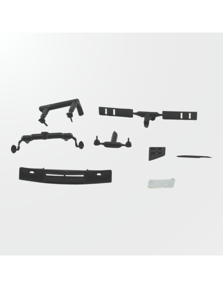 Conjunto de retrovisores y accesorios para Ford Mustang GT3 de Sideways.