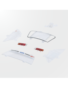 Set de cristales transparentes para Ford Mustang Gr.5 de Sideways.