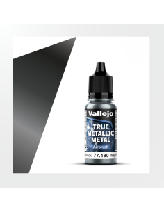 Pintura Vallejo Negro Obsidiana para aerógrafo en frasco cuentagotas.
