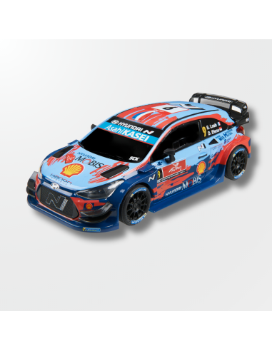 Coche rally circuito Scalextric decoración Gulf