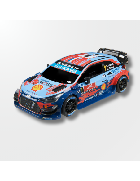 Coche rally circuito Scalextric decoración Gulf