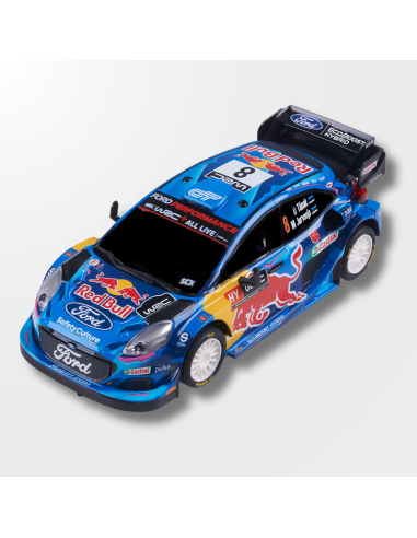 Coche Rally del Circuito Scalextric decoración Red Bull