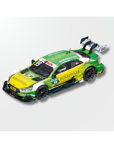 Vista lateral del Audi RS5 DTM CA27572 con la decoración de Mike Rockenfeller.