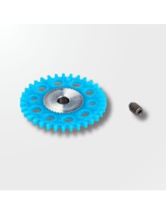 Corona Slot.it 34z 17mm Sidewinder plástico aligerada