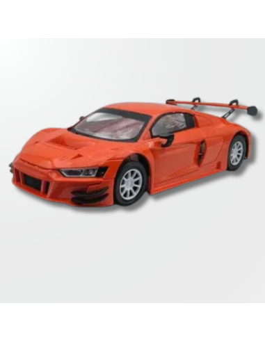vista lateral y frontal del Coche de slot Audi R8 LMS GT3 EVO II RAW de Slot.it