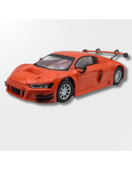 vista lateral y frontal del Coche de slot Audi R8 LMS GT3 EVO II RAW de Slot.it