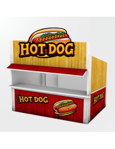 Stand de perritos calientes Scaleauto SC-10247 a escala 1:32 para circuitos de slot.