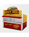 Stand de perritos calientes Scaleauto SC-10247 a escala 1:32 para circuitos de slot.