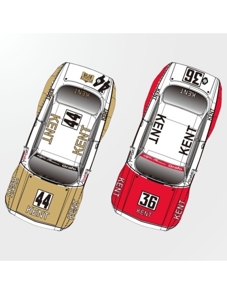 Alfa Romeo GTA AM Kent Twin Pack #44 #36 RevoSlot