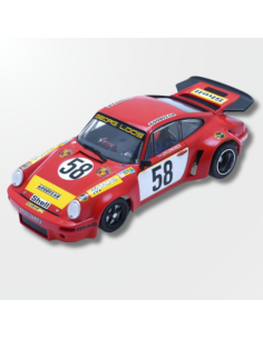 Coche de slot Porsche 911 RSR 3.0 dorsal 58 Gelo Racing Team