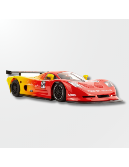 Coche slot Mosler MT900R Salvatore Noviello vista lateral.